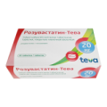 Купить Розувастатин TEVA таб. 20мг №30 в Москве