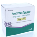 Купить Комбоглиз пролонг (Kombiglyce Prolong) таб. 1000 2,5мг №56 в Москве