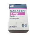 Купить Кабазер (Cabaser, Каберголин Pfizer) 1мг 20 таблеток в Москве