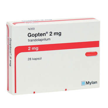 Купить Гоптен (Gopten, Трандолаприл) капс. 2мг №28 в Москве