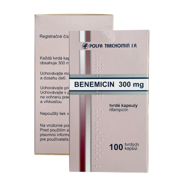 Купить Рифампицин Benemicin (аналоги Рифамакс, Микобутин, Фарбутин) капсулы 300 мг 100 шт. в Москве