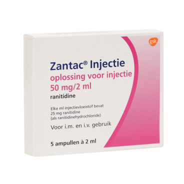 Купить Ранитидин ампулы (Зантак ампулы аналог) Ranitidine injection Aciloc 25мг/мл 2мл №5 в Москве