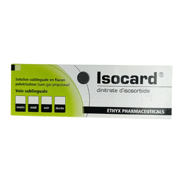 Купить Изокет спрей полный аналог Изокард :: Isocard Франция 1,25мг/доза 150 доз!!! 20мл в Москве