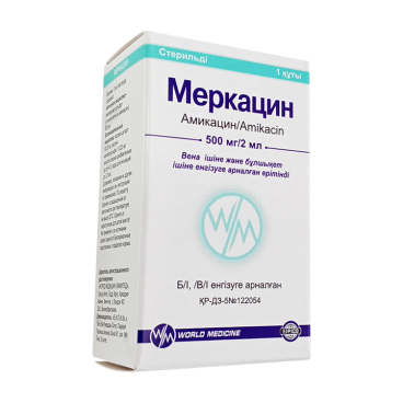 Купить Амикацин уколы (амикацина сульфат) флакон 500мг пор. №1 в Москве
