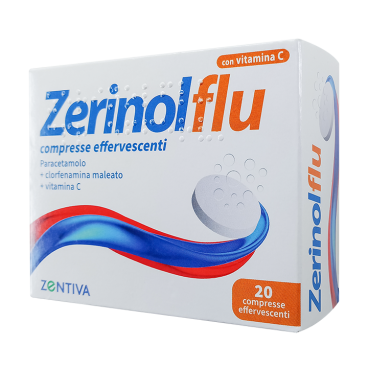 Купить Зеринол Флу Zerinolflu Италия табл. шипучие №20 в Москве