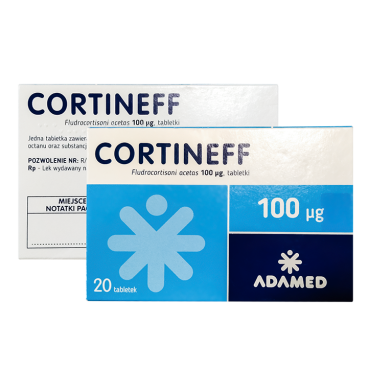 Купить Кортинефф (Cortineff) таблетки 0,1 мг (100 мкг) 20 шт. в Москве