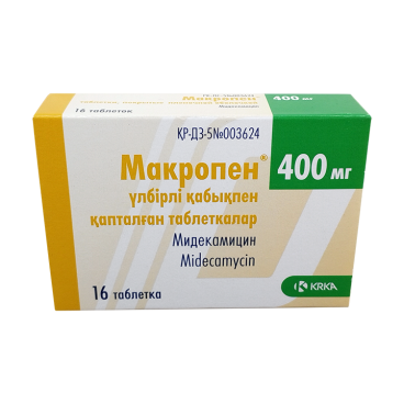 Купить Макропен табл. 400мг (Мидекамицин) №16 в Москве