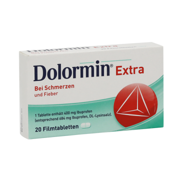 Купить Долормин экстра (Dolormin extra, Ibuprophenum) таблетки №20 в Москве
