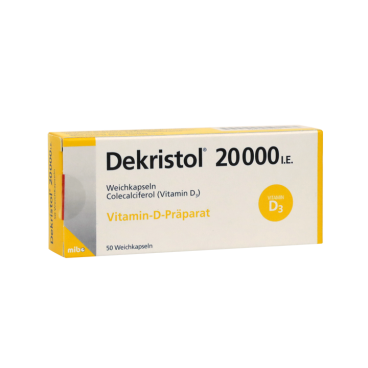 Купить Декристол (Dekristol) капсулы 20000 D3 50 шт. в Москве