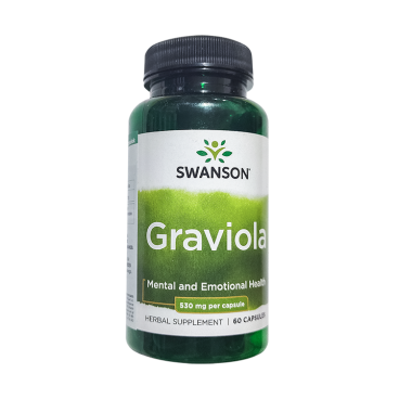 Купить Graviola (Гравиола) в капсулах 530мг Swanson №60 в Москве