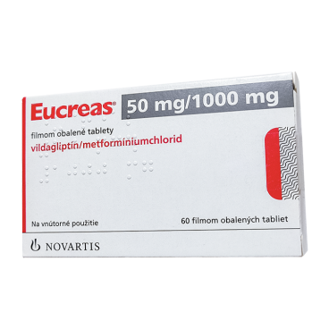 Купить Eucreas (Эукреас) 50мг 1000мг №60 в Москве