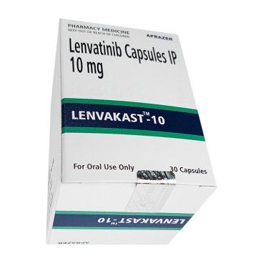 Купить Ленватиниб, (Ленвакаст Lenvakast 10, Ленвима аналог) капсулы 10мг №30 в Москве
