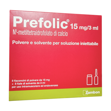 Купить Префолик (Prefolic) 15мг 3мл ампулы №5 в Москве