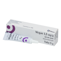 Купить Вирган (Virgan gel) 0,15% глазной гель 5г в Москве