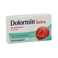 Купить Долормин экстра (Dolormin extra, Ibuprophenum) таблетки №20 в Москве