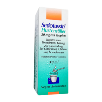 Купить Седотуссин (Sedotussin) 30мг/мл капли для детей от 2-х лет и взр. фл. 30мл в Москве