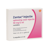 Купить Ранитидин ампулы (Зантак ампулы аналог) Ranitidine injection Aciloc 25мг/мл 2мл №5 в Москве