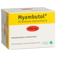 Купить Этамбутол Миамбутол ФРАНЦИЯ Myambutol 400мг таб. №100 в Москве