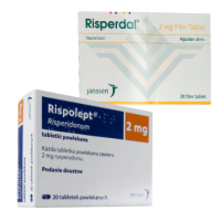 Купить Рисполепт таблетки 2 мг (название Rispolept / Risperdal) 20 шт. в Москве