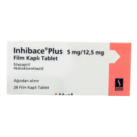 Купить Инхибейс ПЛЮС (Inhibace Plus) 5мг/12,5мг таблетки №28 в Москве