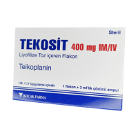 Купить Тейкопланин Текозит :: Tekosit лиофилизат для инъекций 400мг №1 в Москве