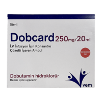 Купить Добутамин Dobustat (dobutamine) р-р д/ин амп 250мг/5мл  №2 (2шт по 5мл) в Москве