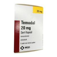 Купить Темодал (Temodal) капс. 20мг №5 в Москве